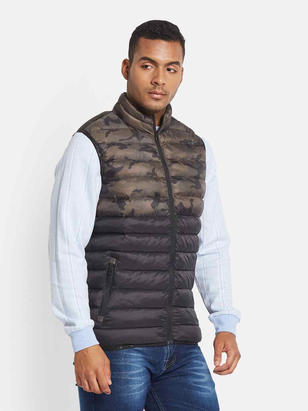 METTLE Men Camouflage Jacket