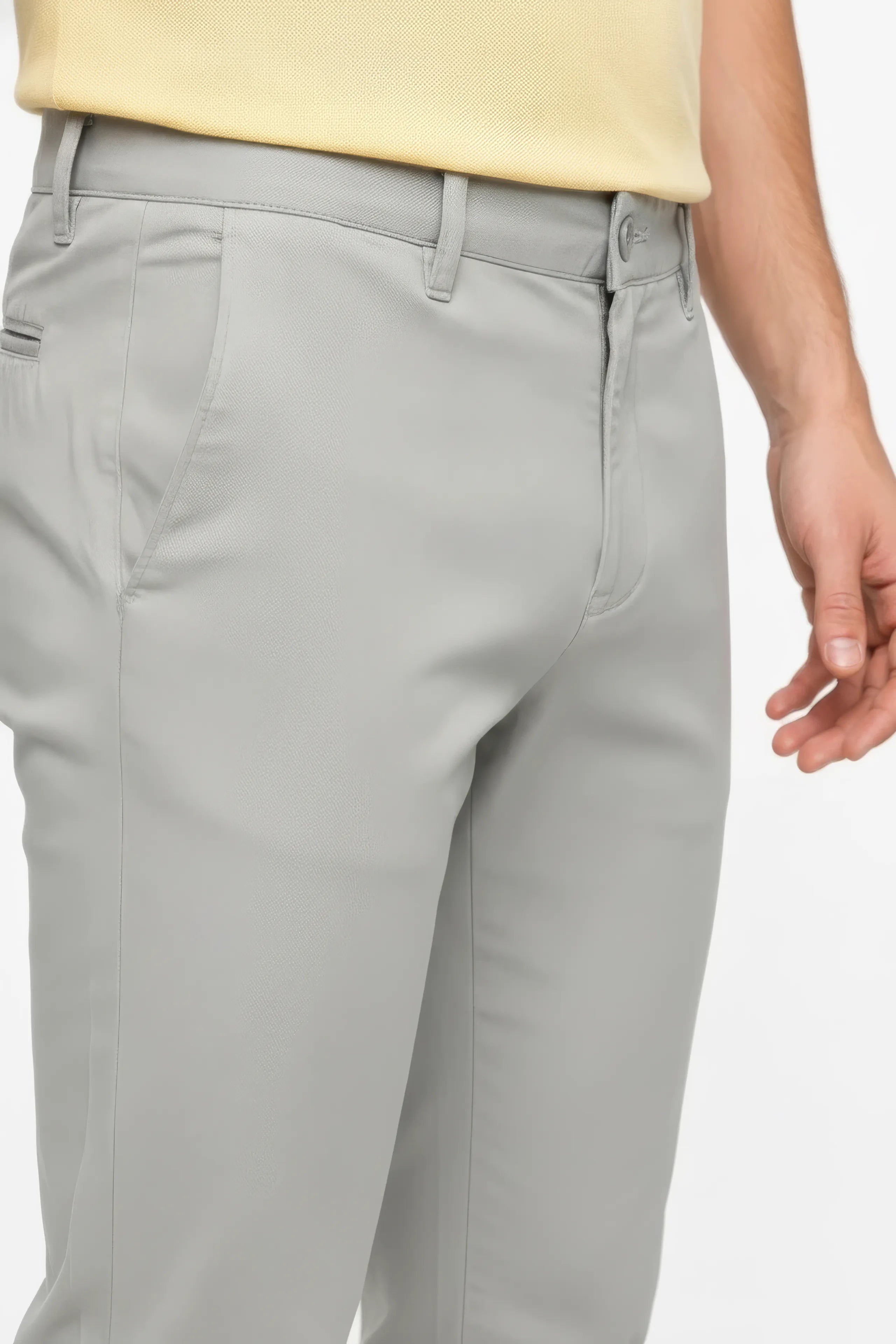 Men Smoke Chinos Trousers