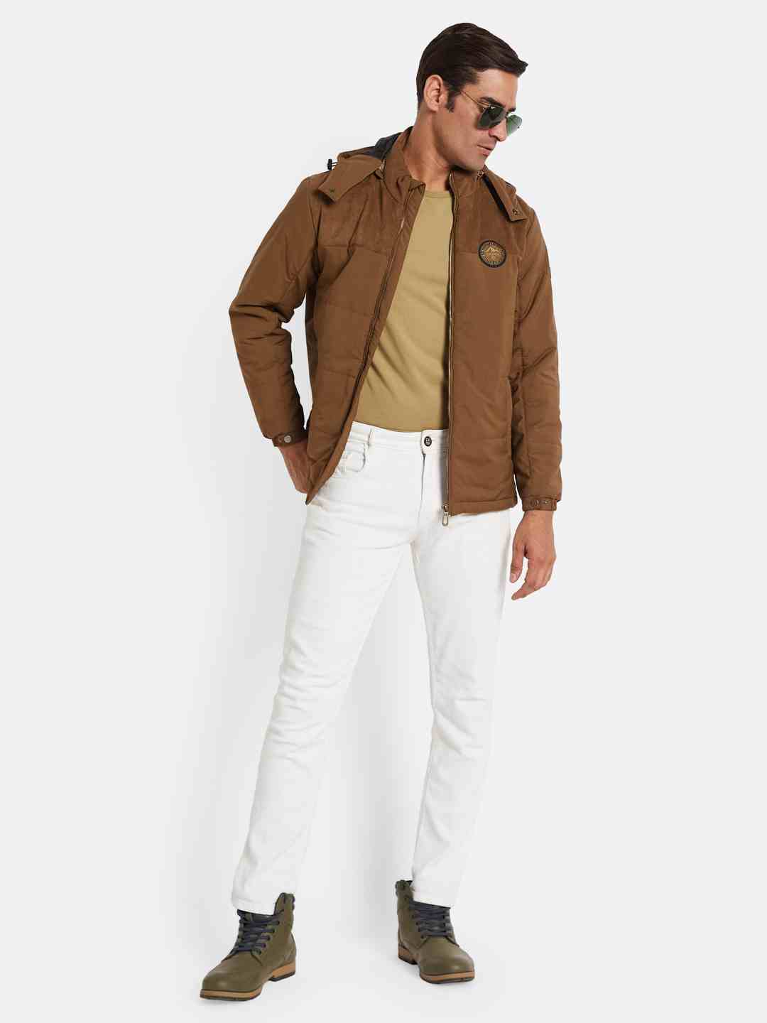METTLE Men Colourblocked Jacket