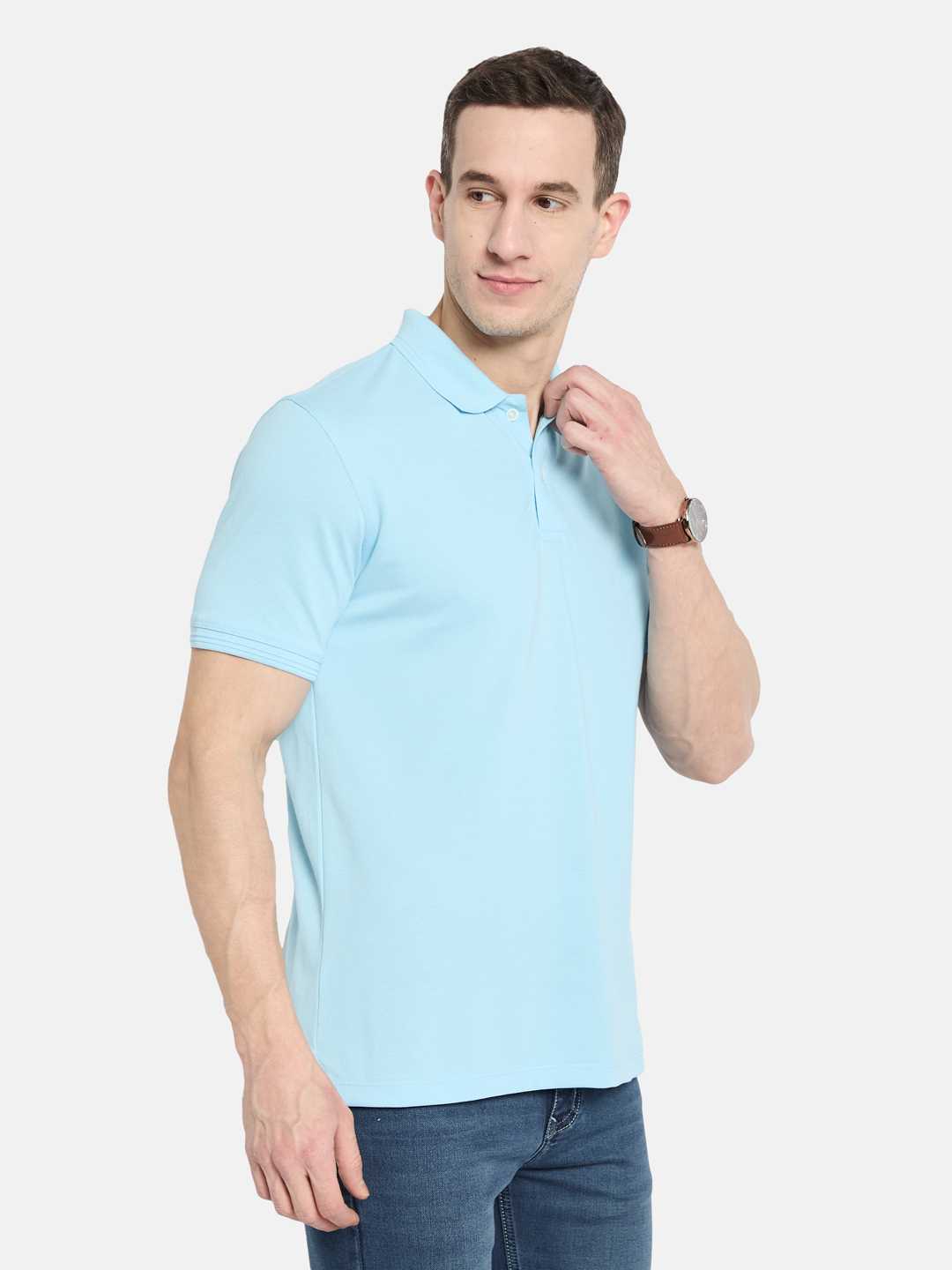 Octave Men Polo Collar T-shirt