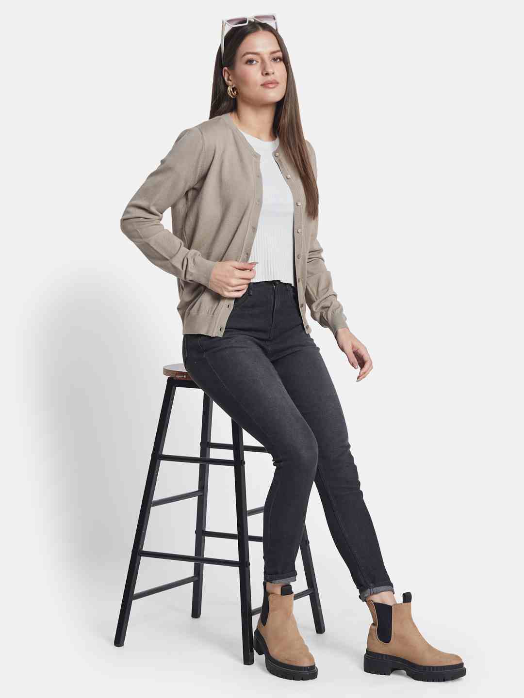 METTLE Women Cardigan