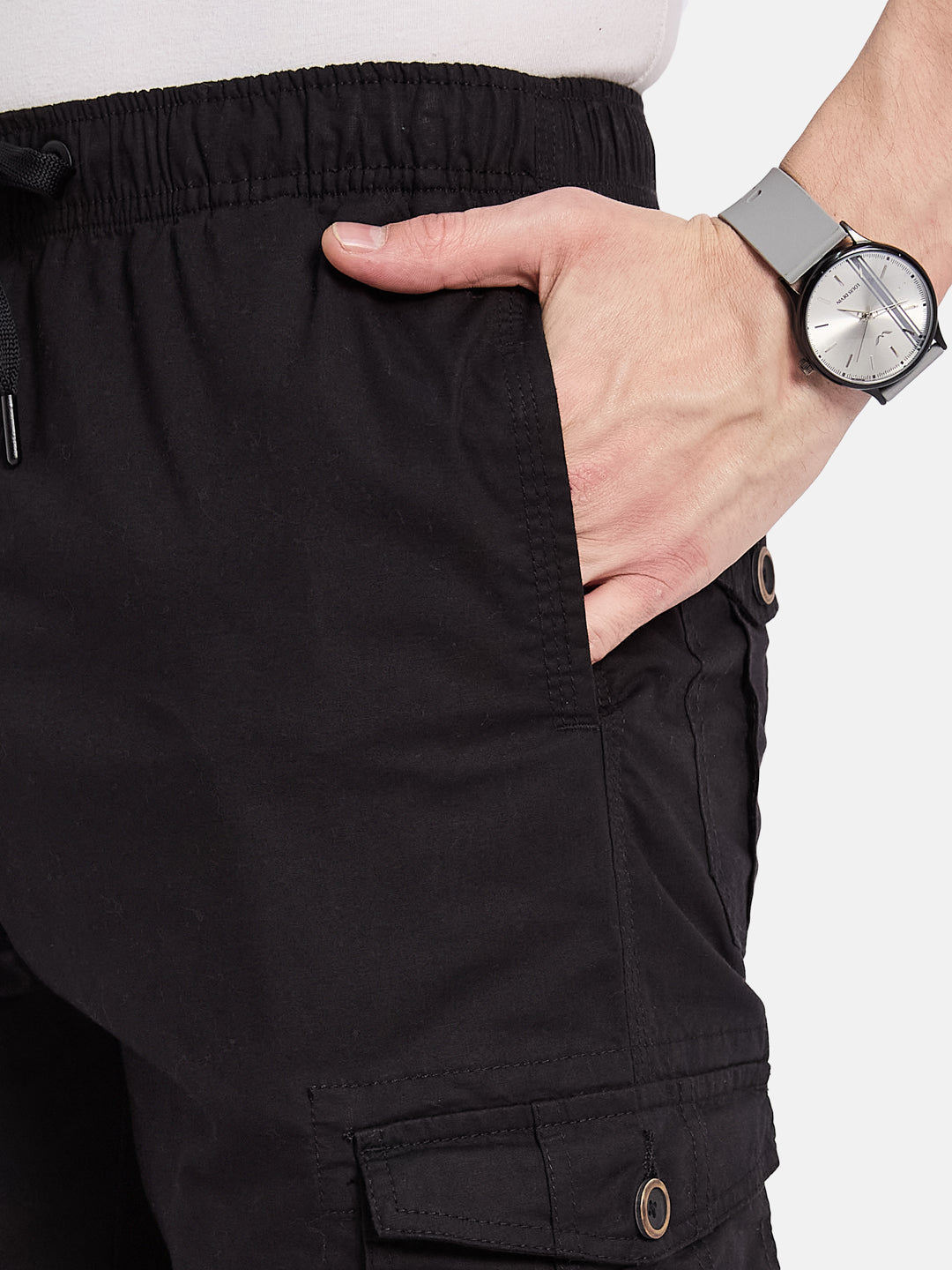 Octave Cotton Mid-Rise Trousers