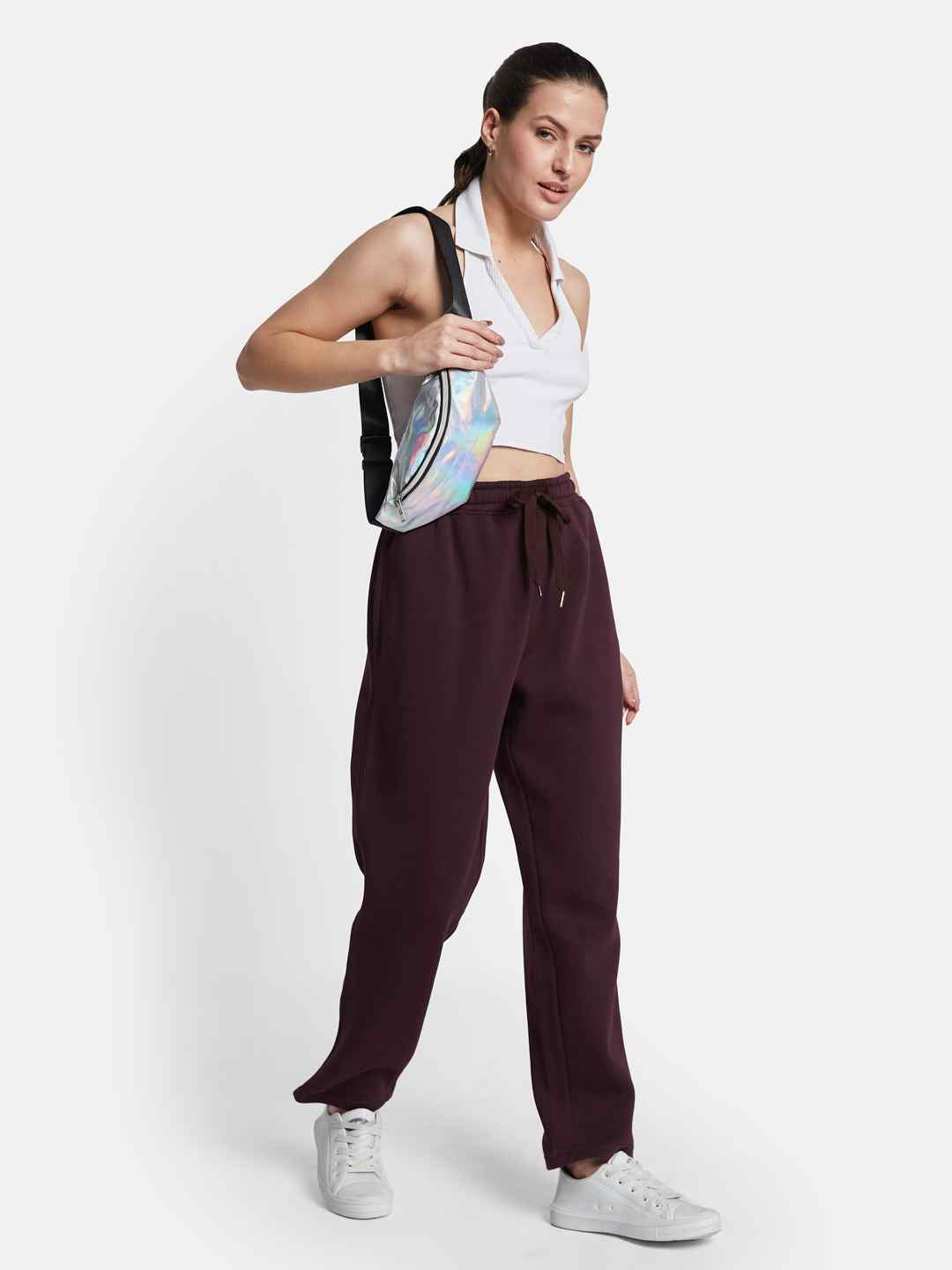 METTLE Women Mid Rise Track Pant
