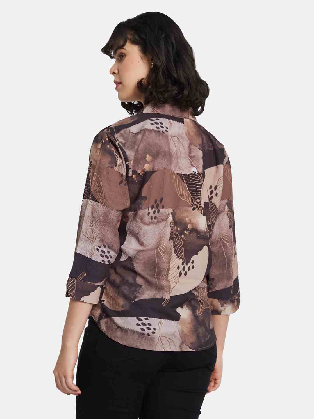 METTLE Floral Print Cotton Top