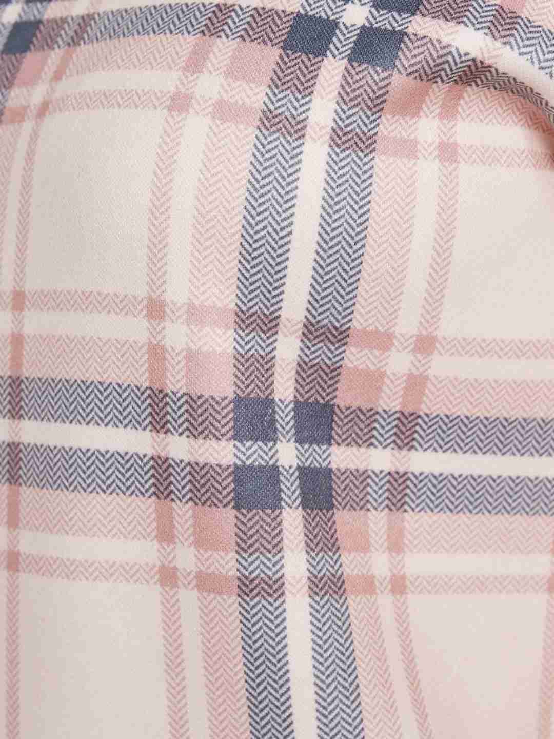 METTLE Women Checked Round Neck Long Sleeves Sweatshirt