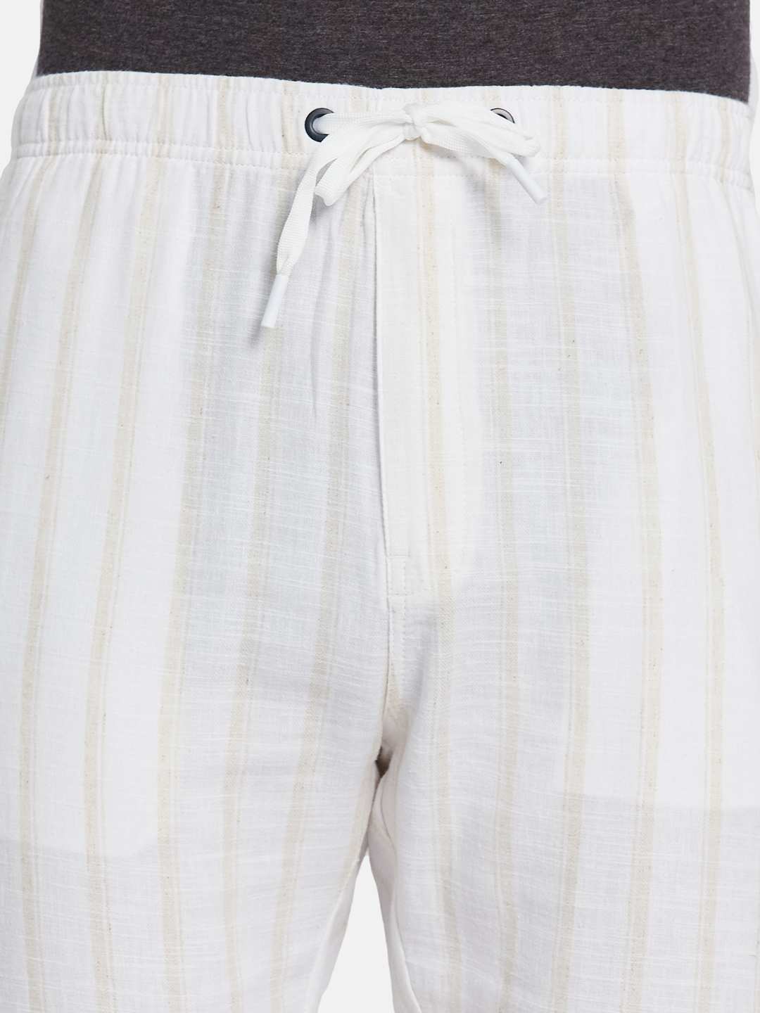 Octave Men Striped Cotton Track Pant