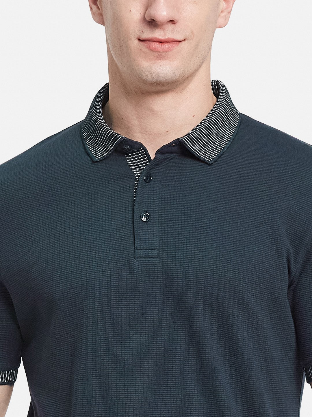 Octave Men Polo Collar T-shirt