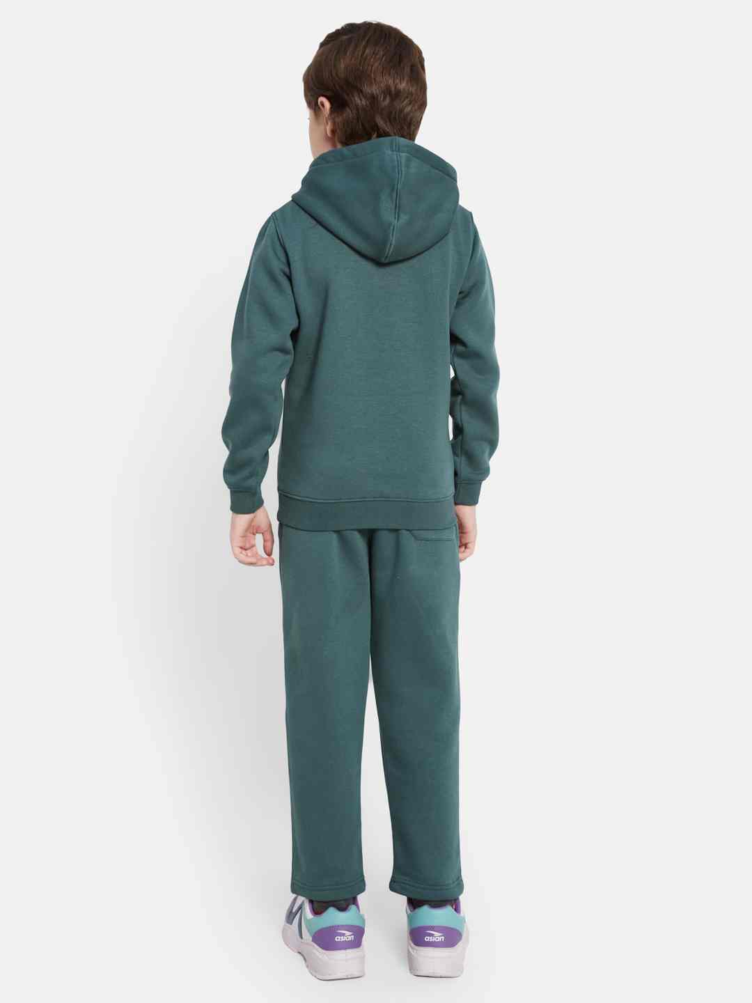 Octave Boys Typography Printed Hooded Tracksuits