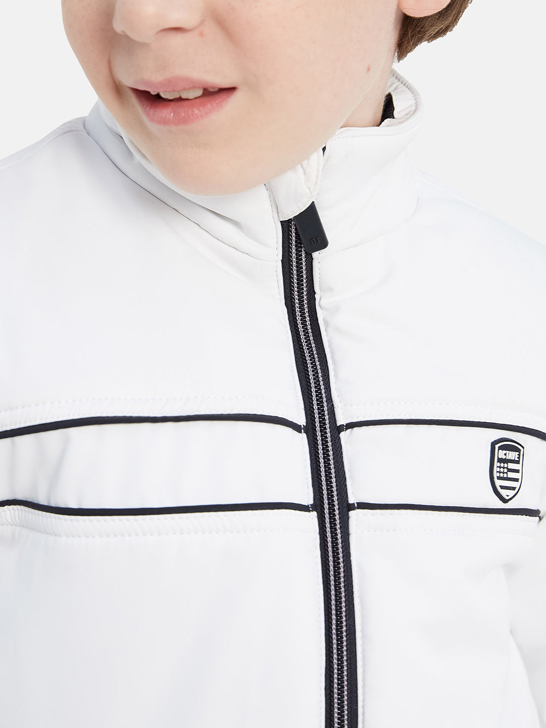 Octave Boys Long Sleeves Mock Collar Puffer Jacket