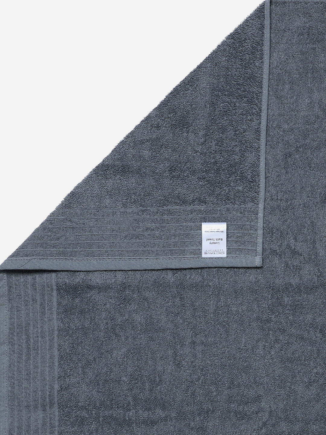 Premium Charcoal Bath Towel | Ultra-Soft Plush Terry Cloth, Highly Absorbent