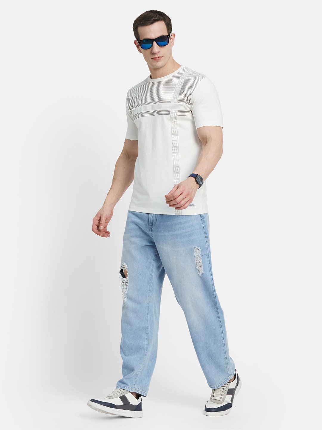 BODY CHECK PRINT SINGLE JERSEY KNITLYCRA T-SHIRT