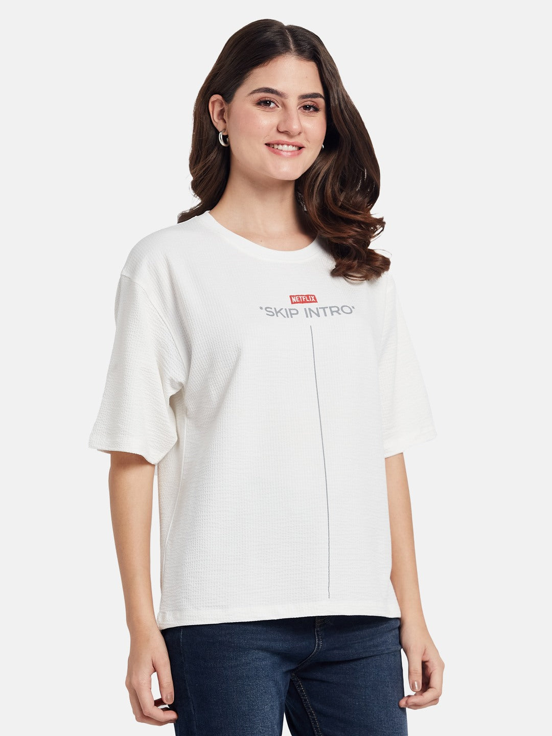 METTLE Women Printed T-shirt