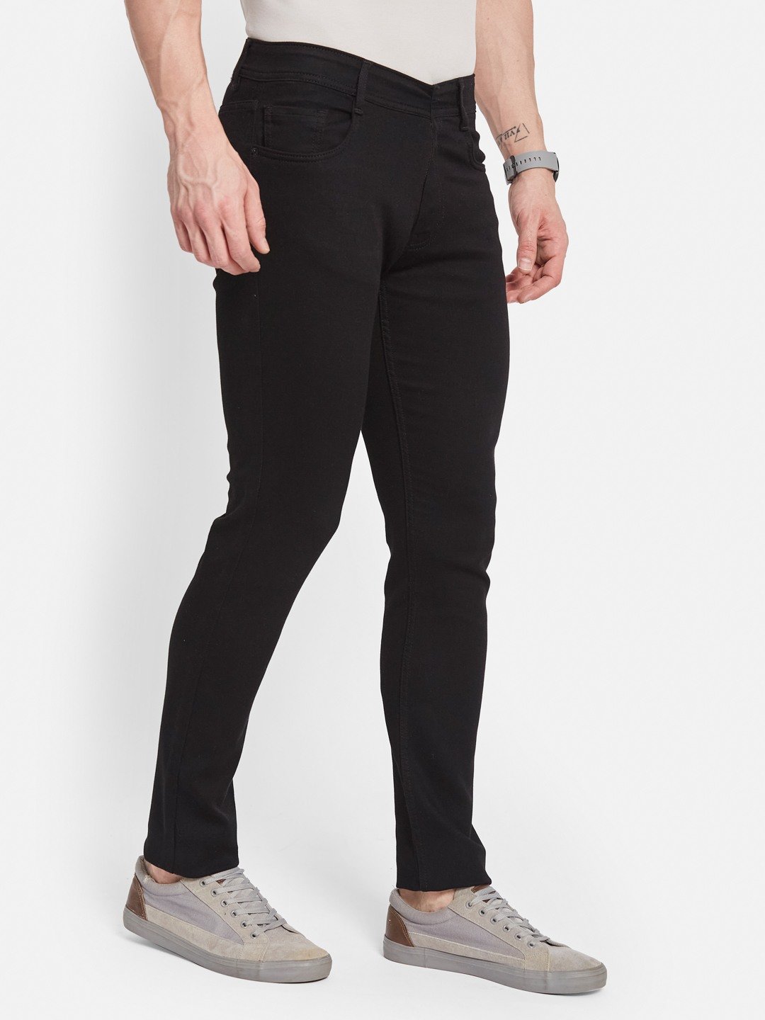 Octave Men Slim Fit Light Fade Stretchable Jeans