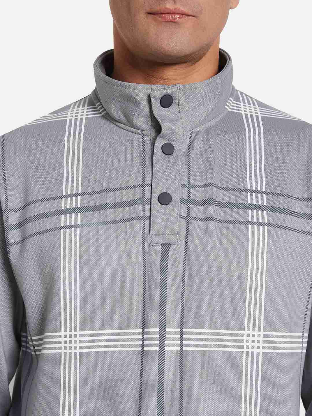 Octave Men Striped Pullover Sweatshirt
