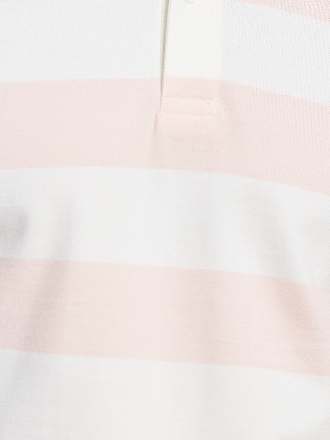 STRIPE POLO NECK PIQUE LYCRA T-SHIRT