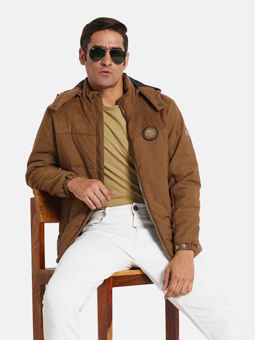 METTLE Men Colourblocked Jacket