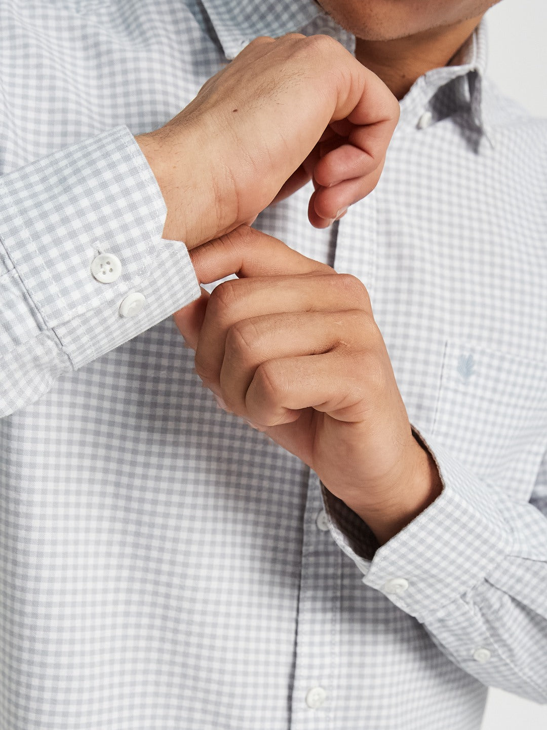 METTLE Men Vertical Striped Spread Collar Cotton Casual Shirt