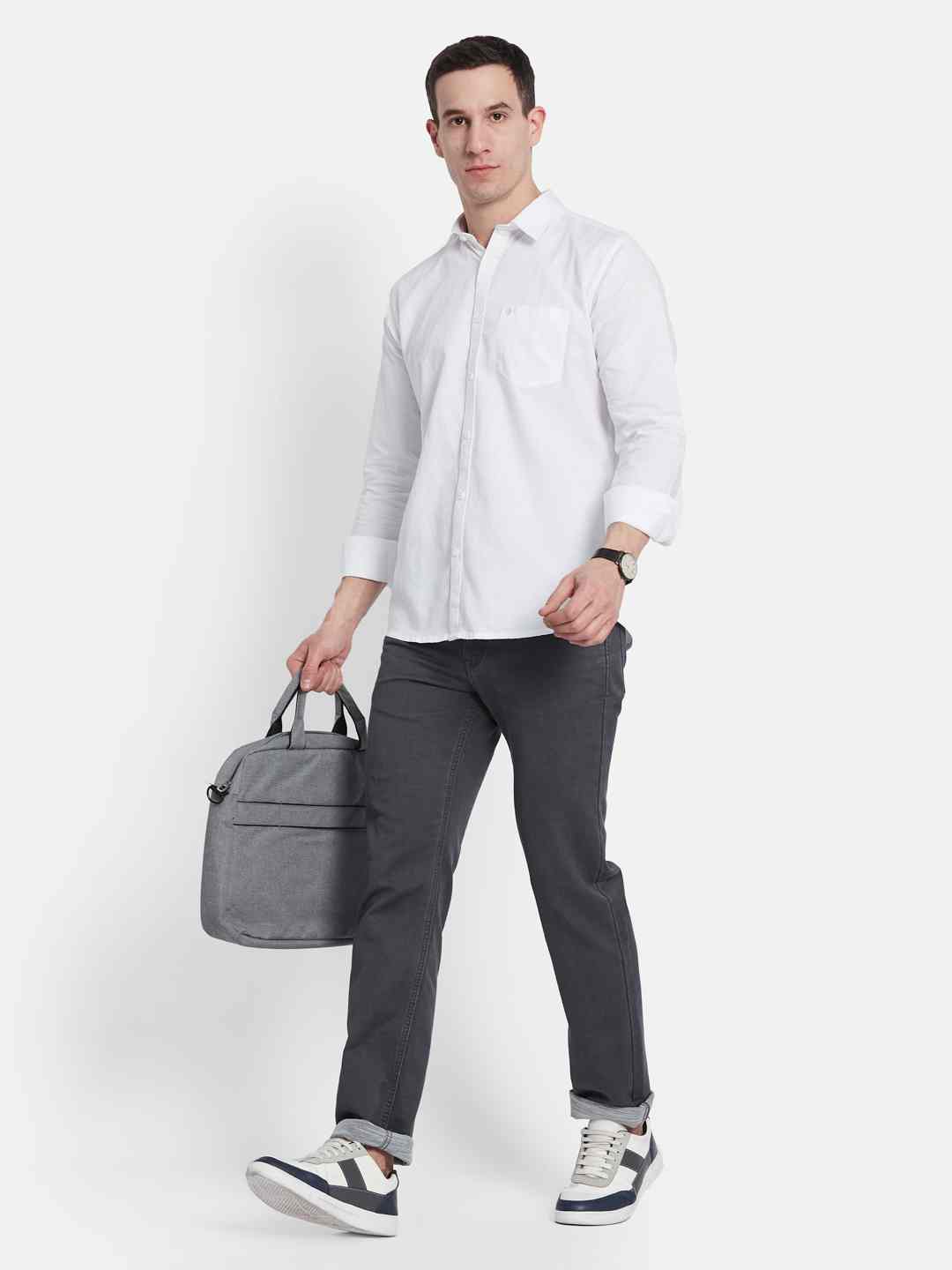 METTLE Men Opaque Casual Shirt