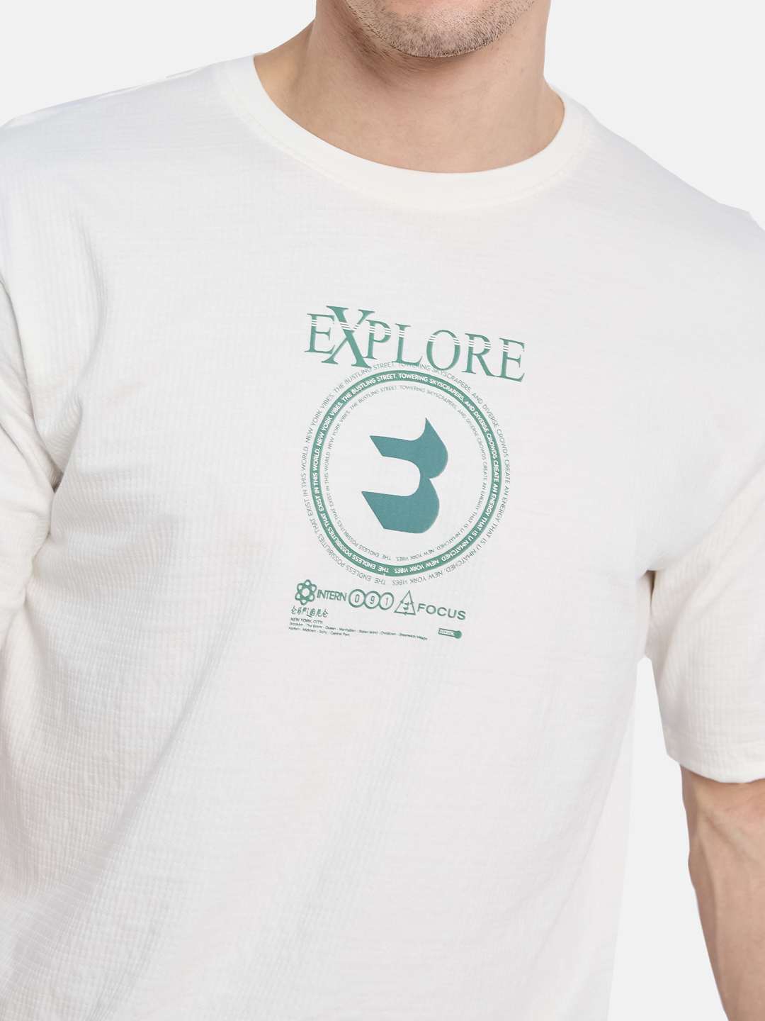Octave Men Printed T-shirt