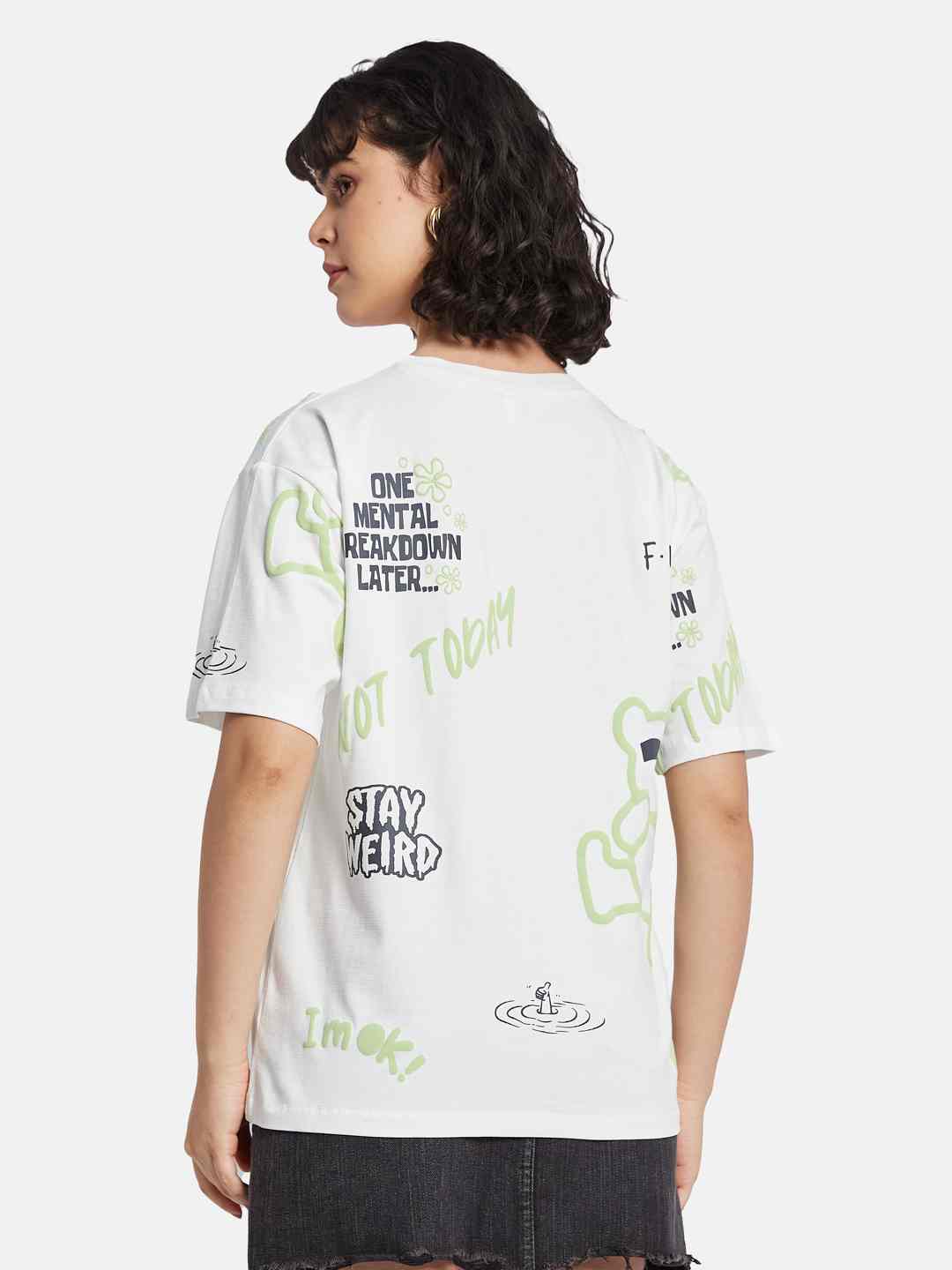 METTLE Women Printed T-shirt