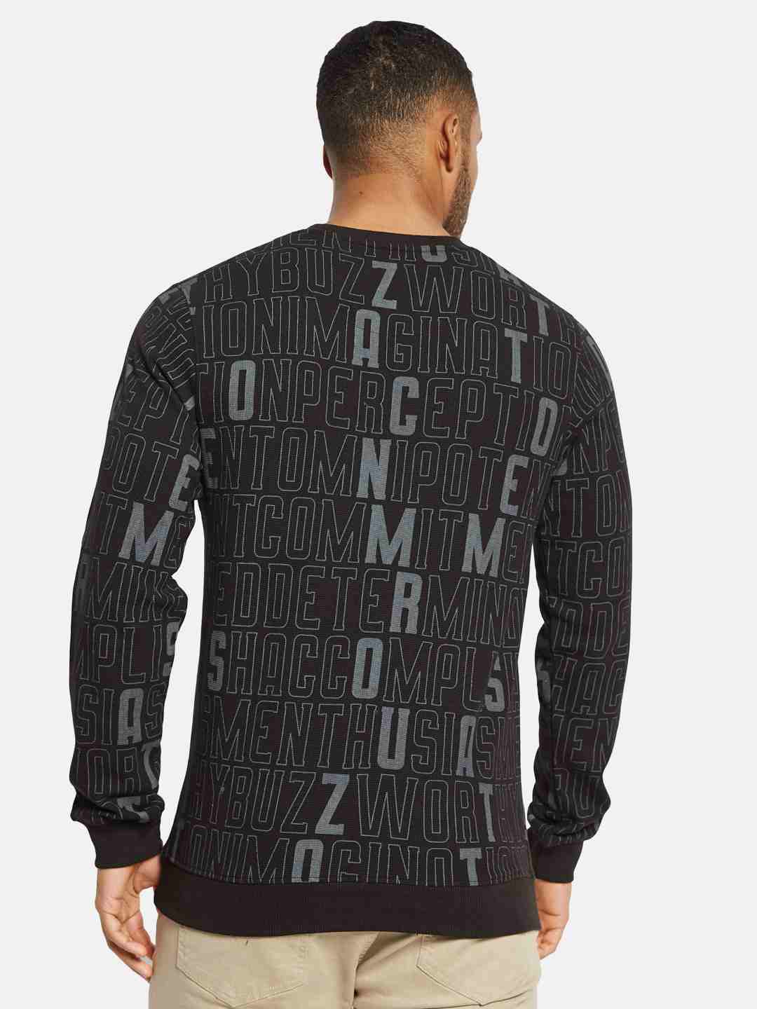 Octave Men Printed Sweatshirt