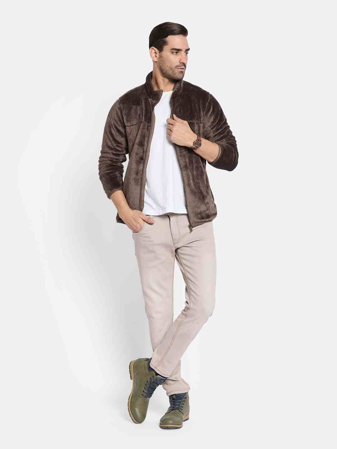 Octave Men Front-Open Sweatshirt