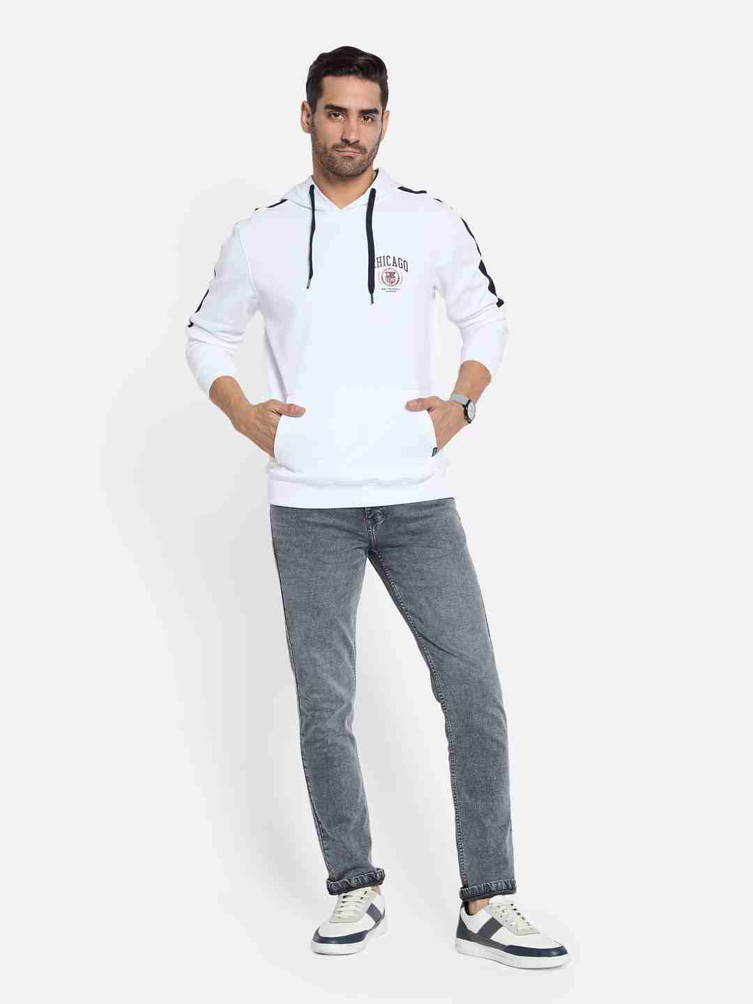 Octave Men Hooded Pullover Sweatshirt