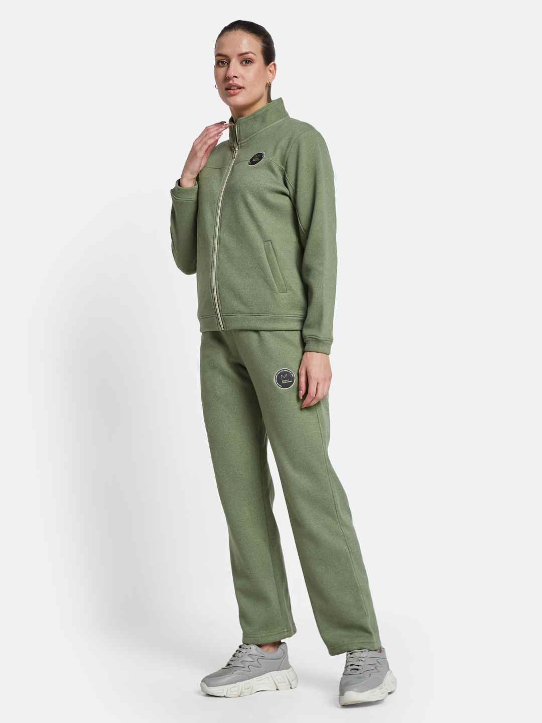 Mettle Women Solid track Suits