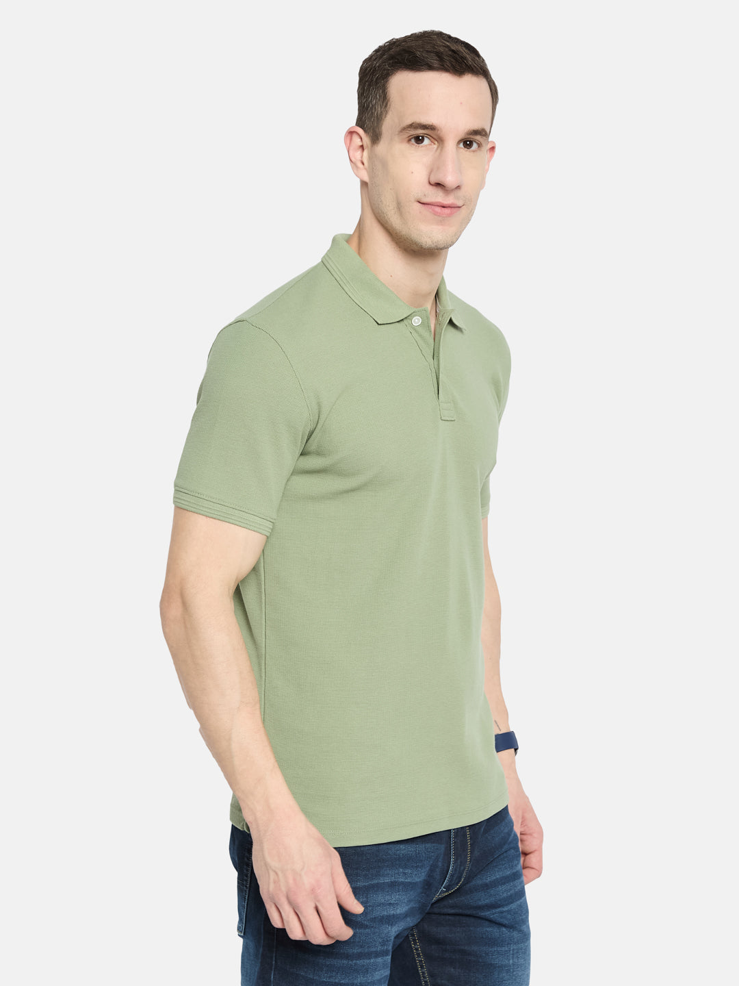 Octave Men Polo Collar T-shirt