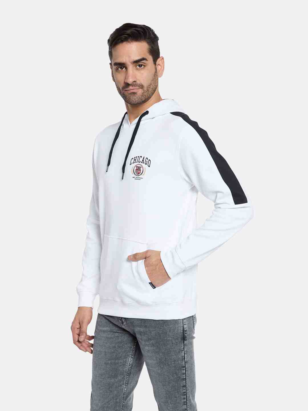 Octave Men Hooded Pullover Sweatshirt