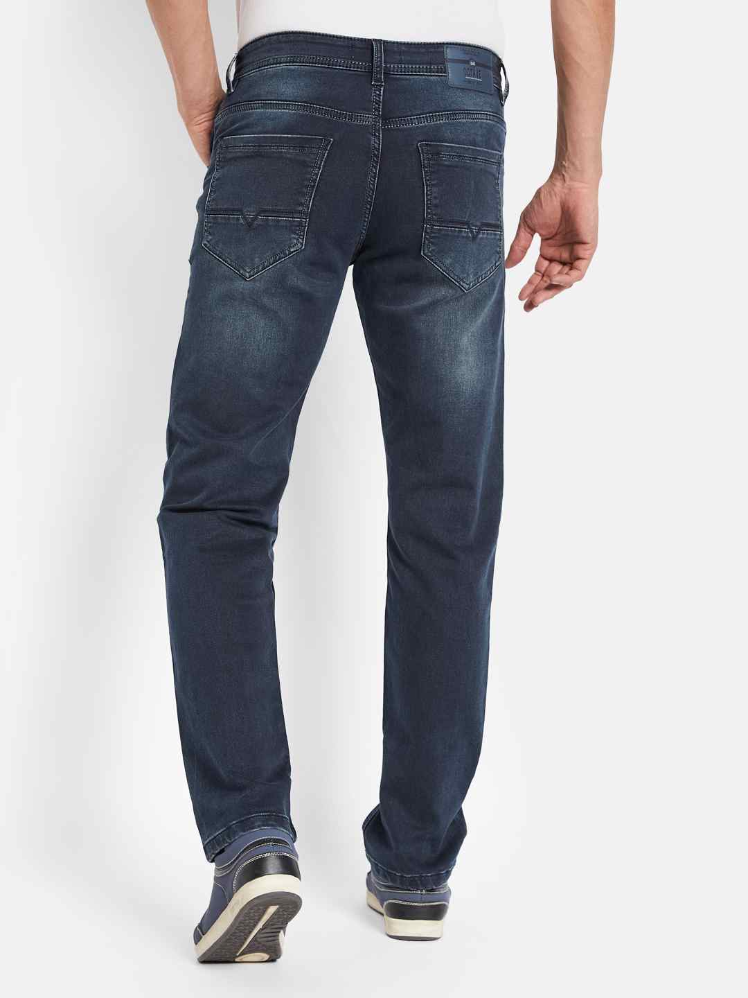 Octave Men Straight Fit Stretchable Jeans