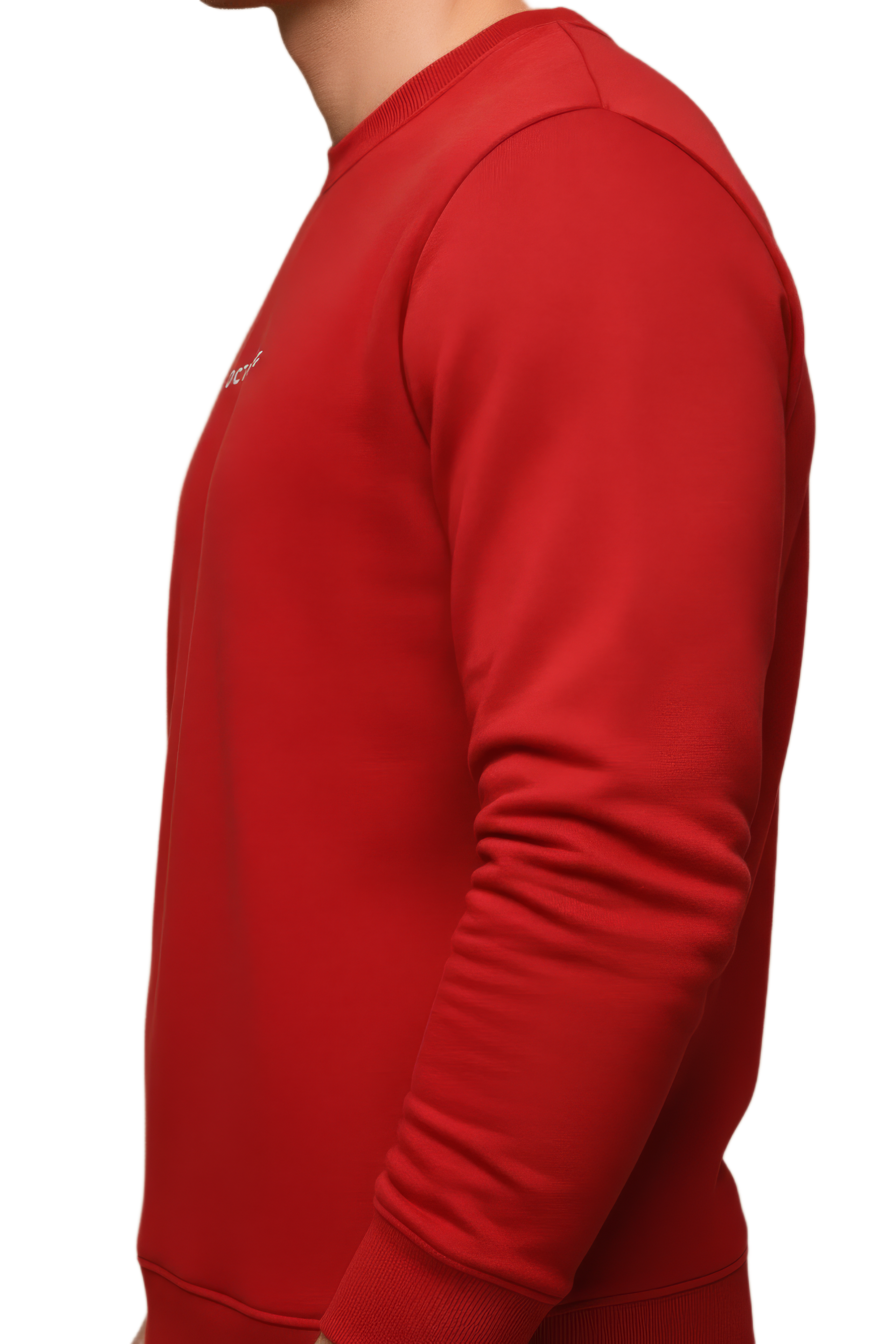 Men’s Premium Brick Crew Neck Cotton Fleece Sweatshirt