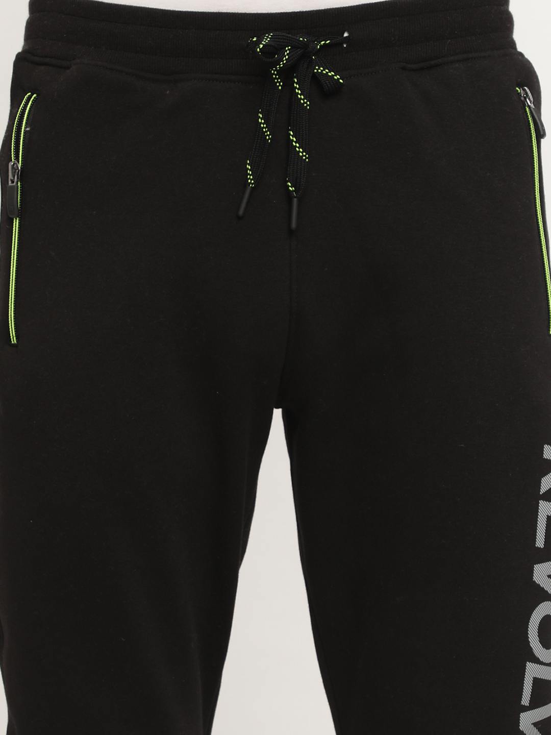 Octave Men Navy Blue Solid Joggers