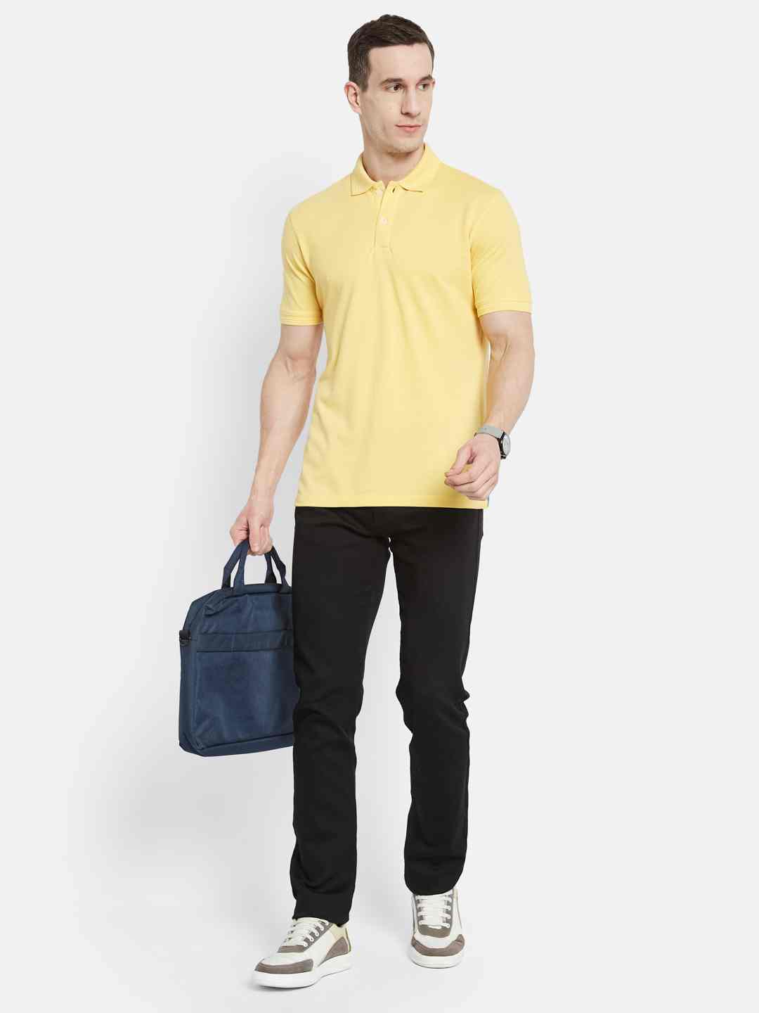 Octave Men Polo Collar T-shirt