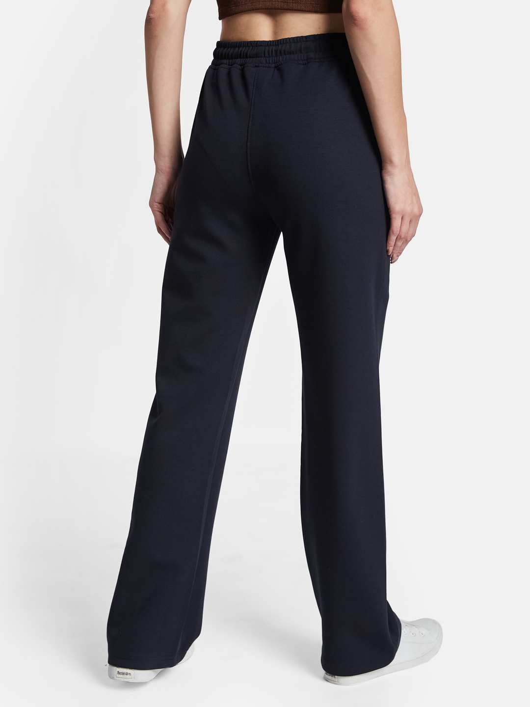 METTLE Women Regular Fit Mid Rise Fleece Track Pants