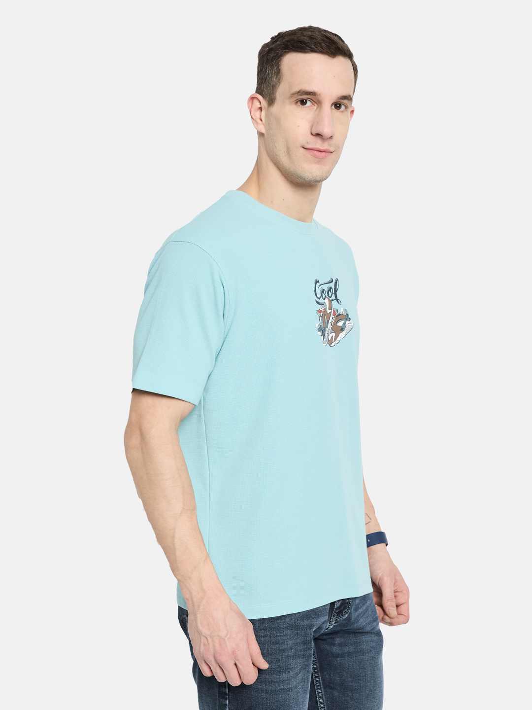 Octave Men Printed T-shirt