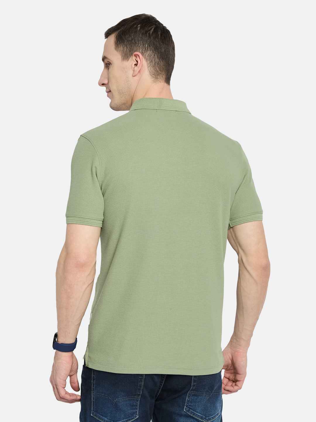 Octave Men Polo Collar T-shirt