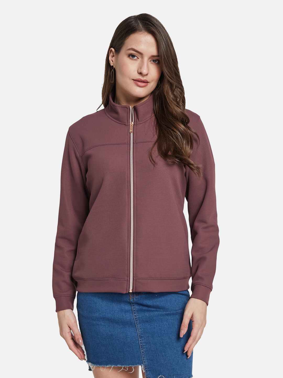 METTLE Women Front-Open Sweatshirt
