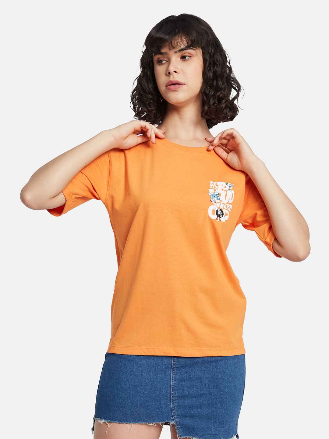 METTLE Women Printed T-shirt