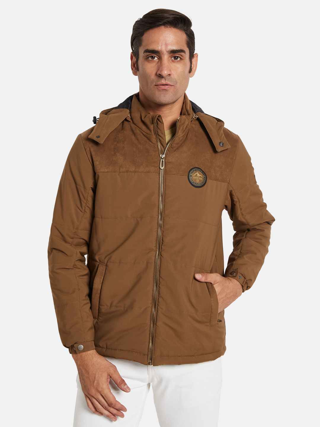 METTLE Men Colourblocked Jacket