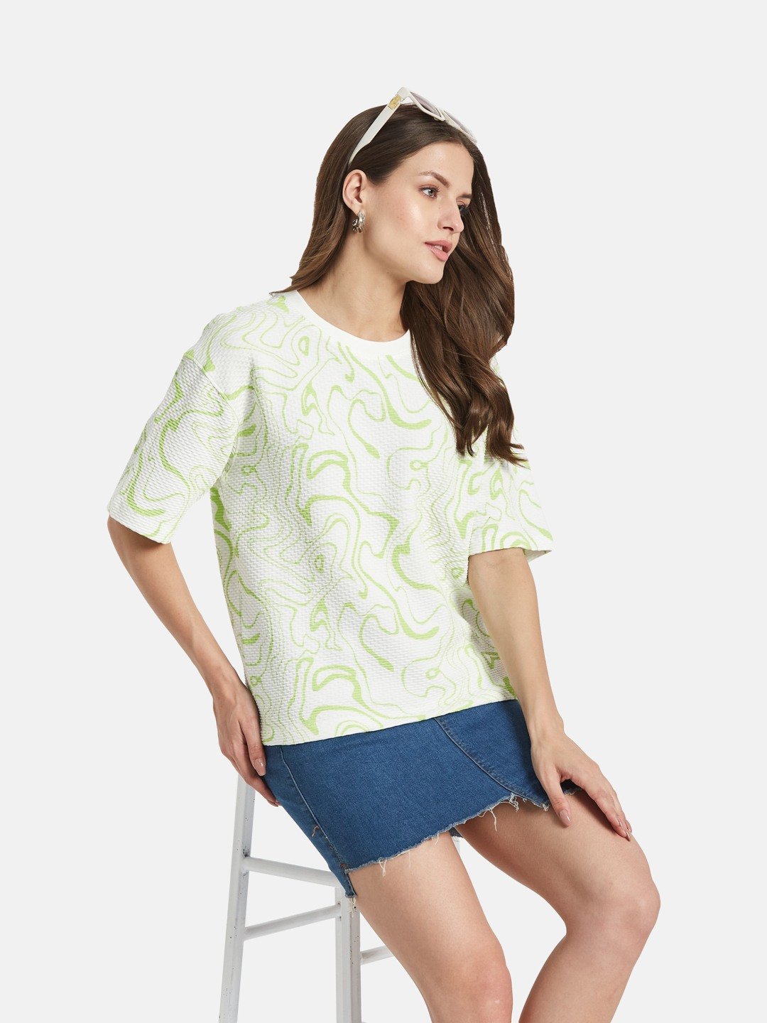 METTLE Women Printed T-shirt