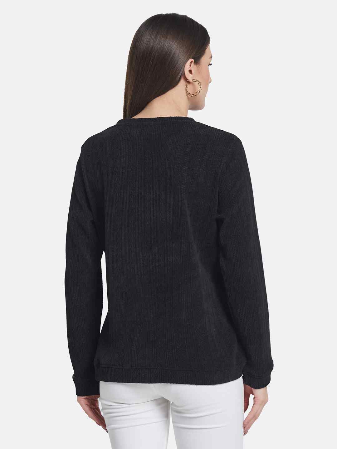 METTLE Women Round Neck Sweatshirt