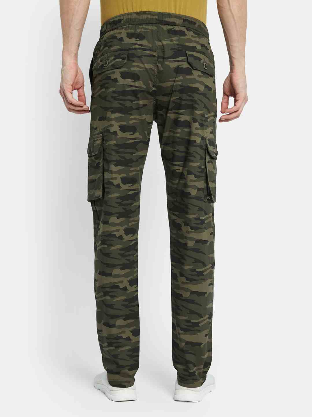 Octave Men Printed Cotton Track Pant