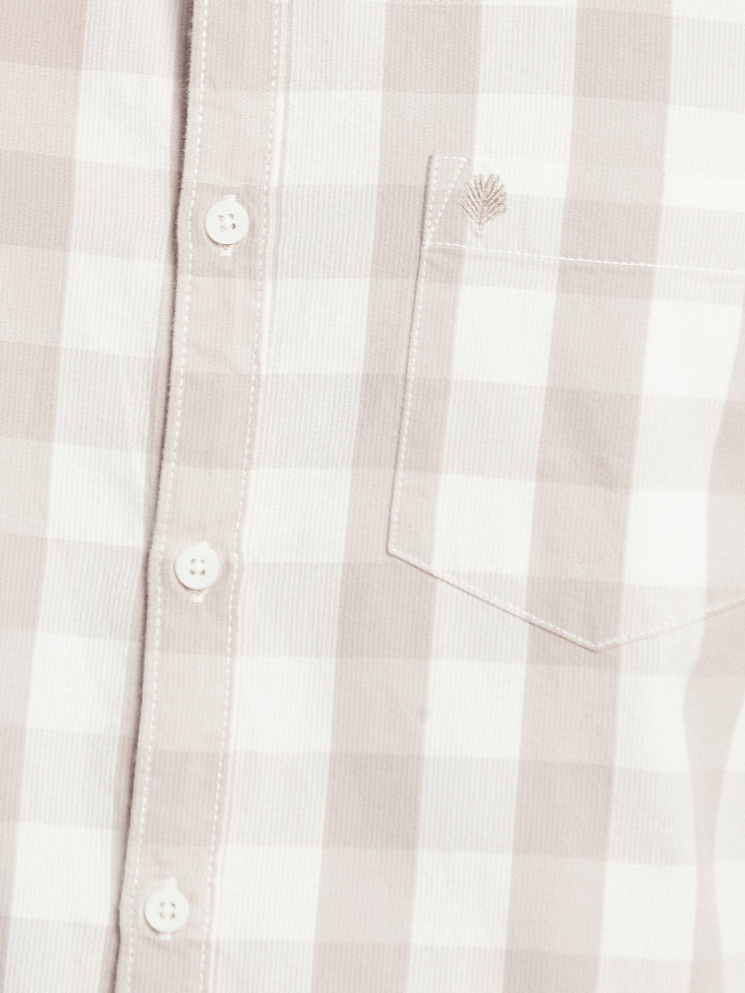 METTLE SS25 Checked Spread Collar Cotton Casual Shirt