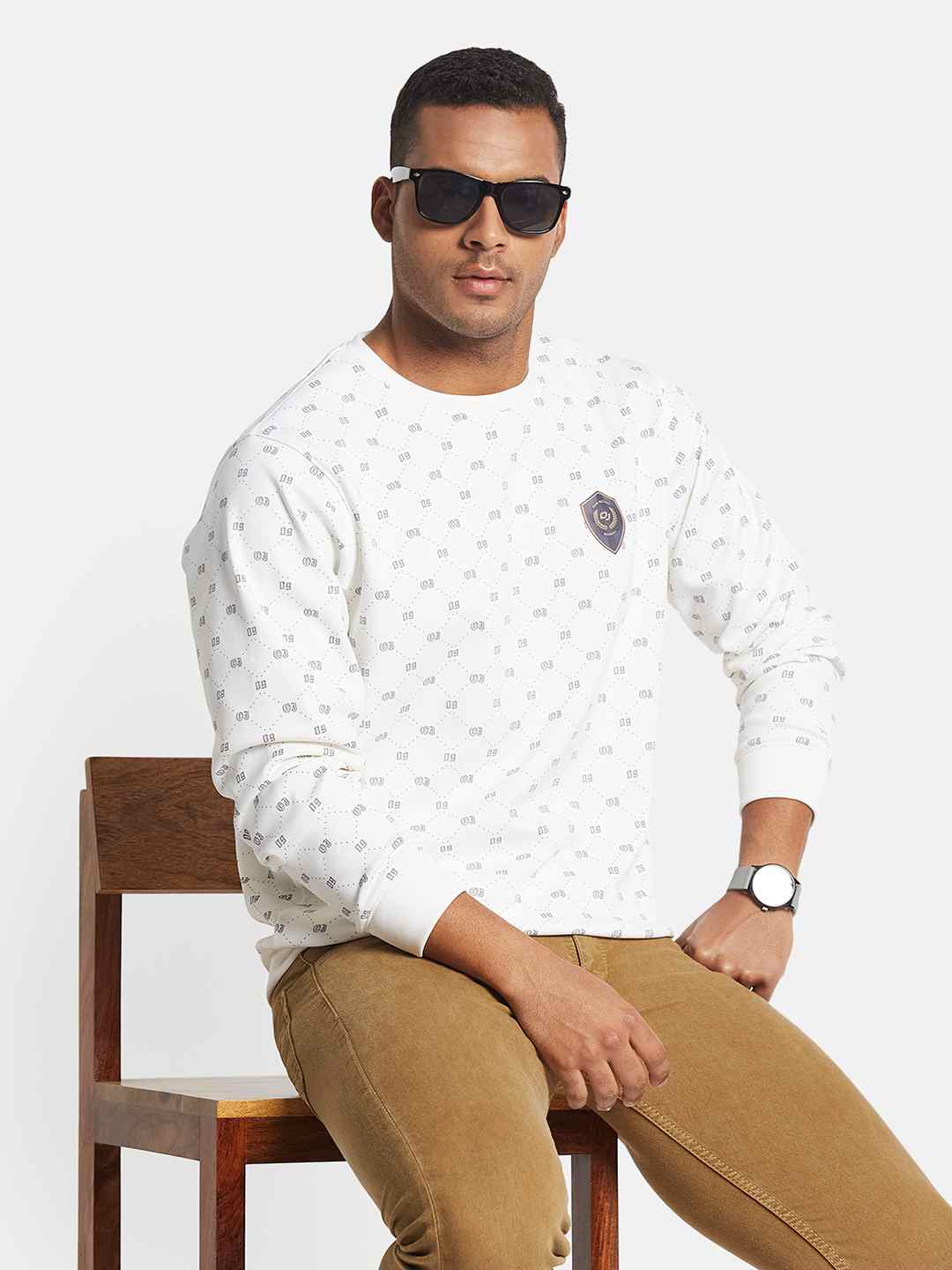 Octave Men Printed Sweatshirt
