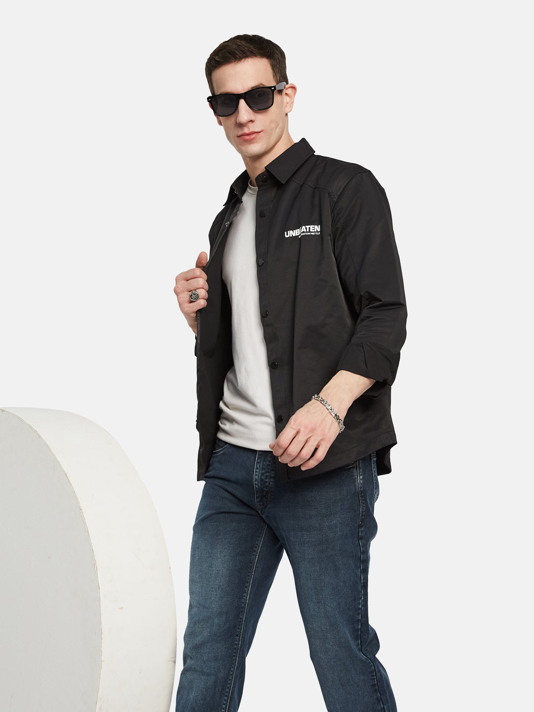 METTLE Men Opaque Casual Shirt