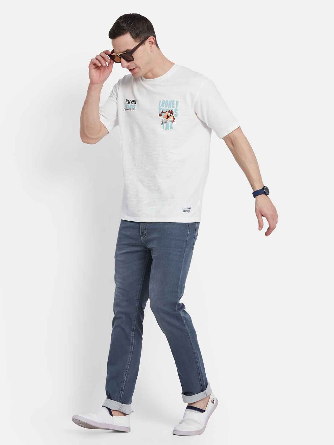 Octave Men Printed T-shirt