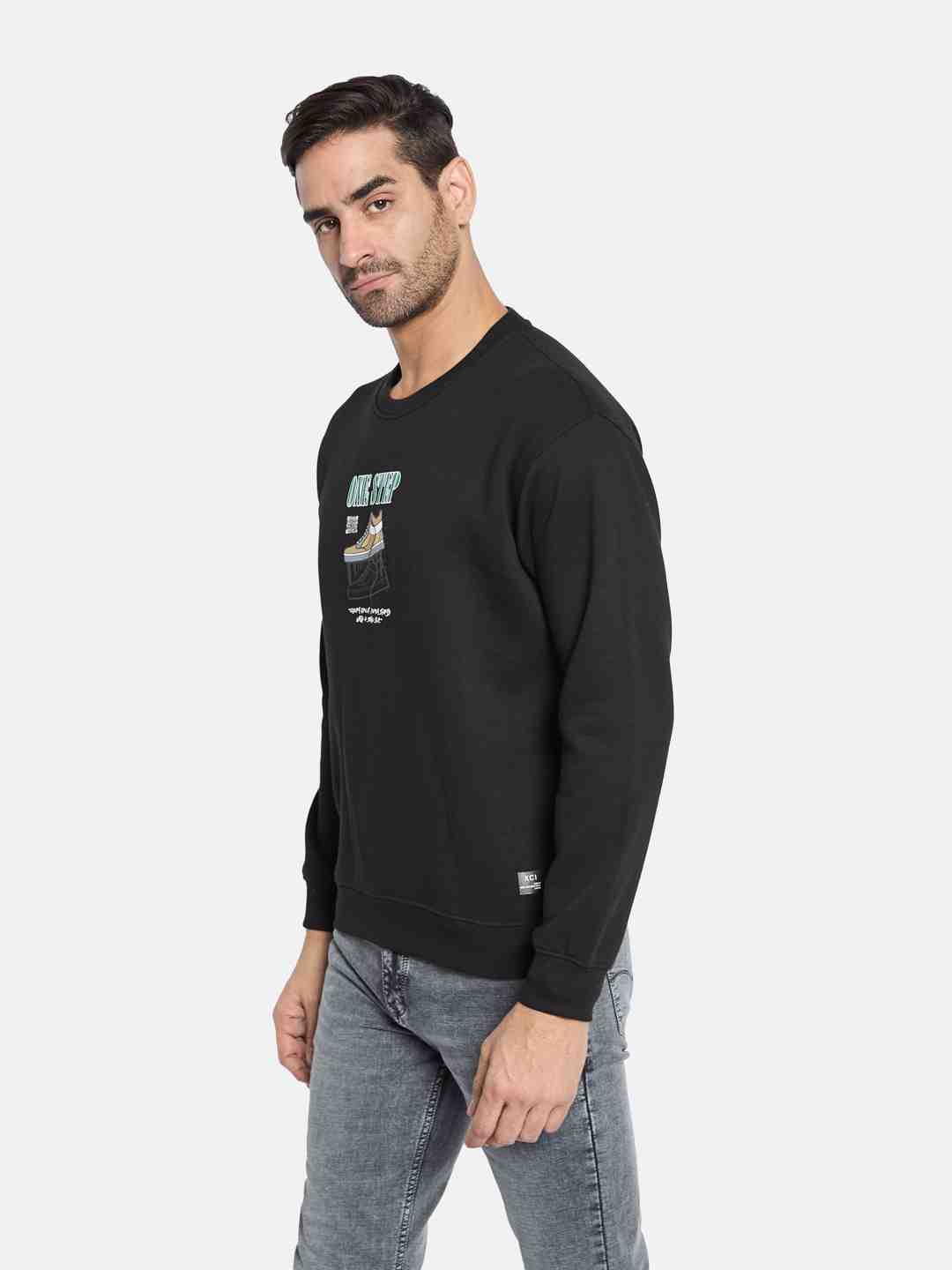 Octave Men Printed Pullover Sweatshirt