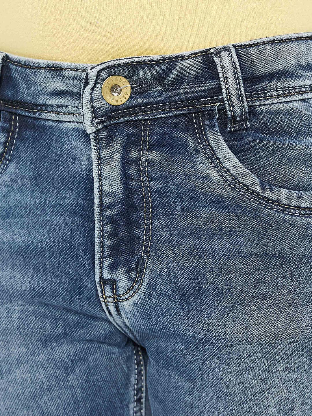 Octave Boys Clean Look Heavy Fade Stretchable Jeans