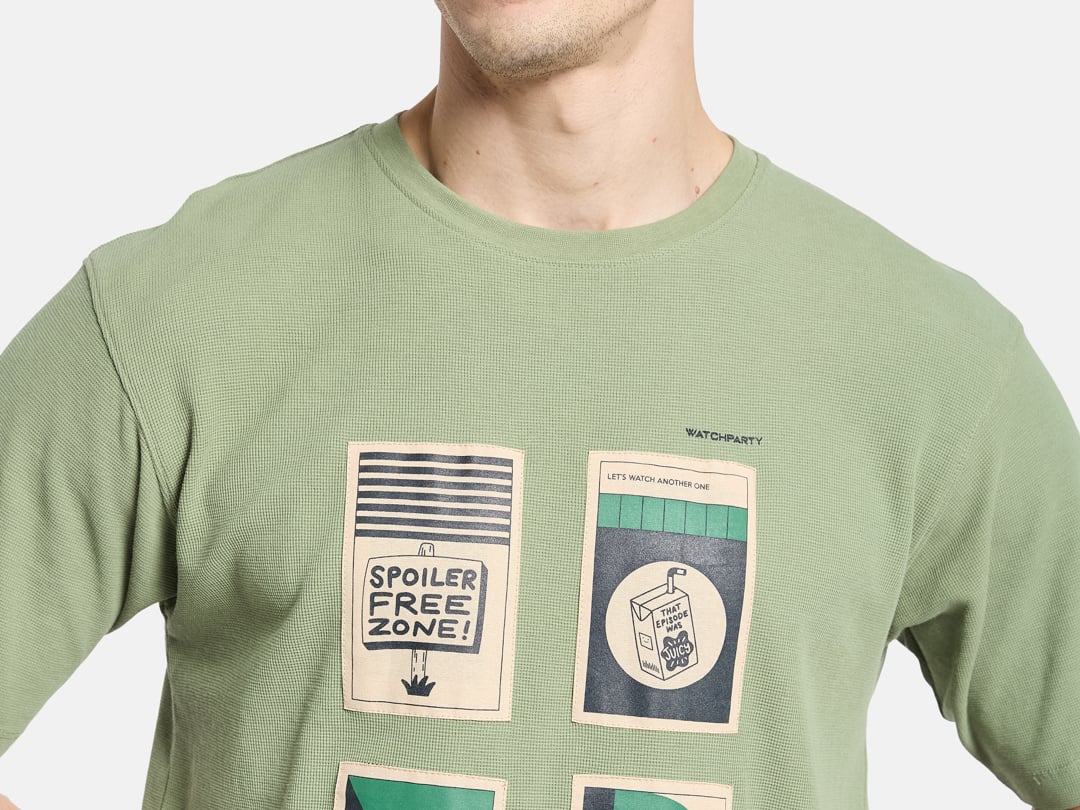 Octave Men Printed T-shirt